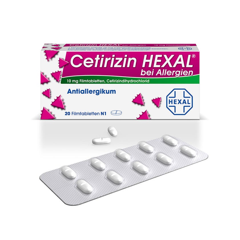 Cetirizin HEXAL Allergietabletten 20 St