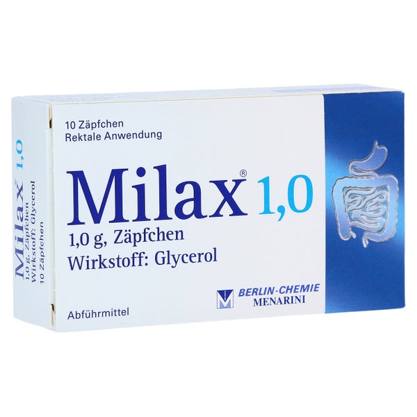 Milax 1,0 Zäpfchen 10 St