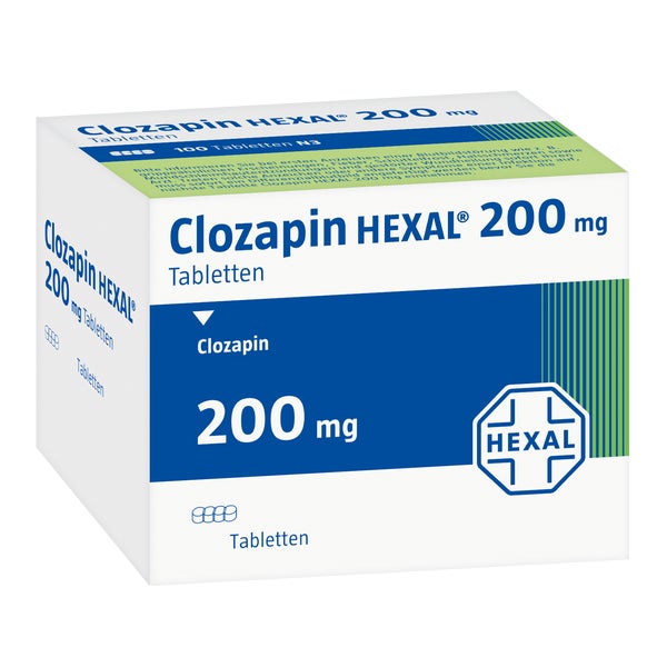 Clozapin Hexal 200 mg Tabletten 100 St