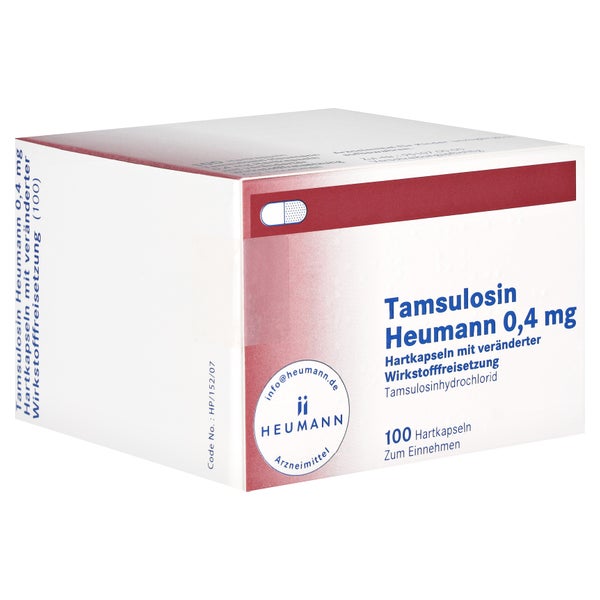 TAMSULOSIN Heumann 0,4 mg Hartk.verä.Wst.-Frs. 100 St