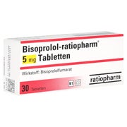 Bisoprolol-ratiopharm 5 mg Tabletten 30 St