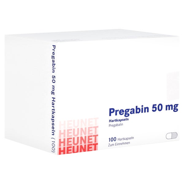 Pregabin 50 mg Hartkapseln Heunet 100 St