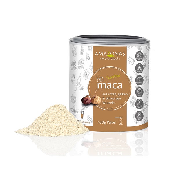 Amazonas Maca Bio 100% pur, Energiebooster 100 g