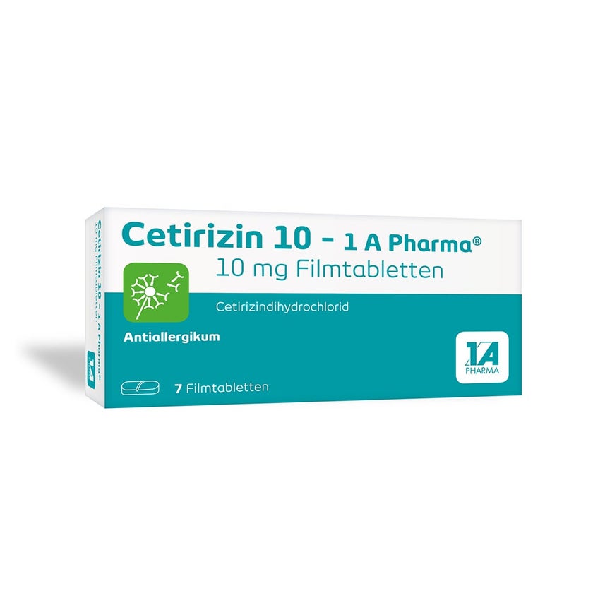 Cetirizin 10 - 1A PHARMA® 7 St
