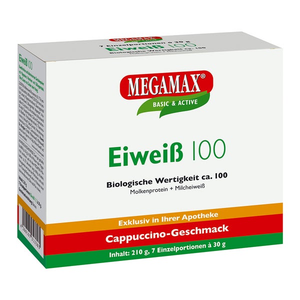 MEGAMAX Eiweiss 100  CAPPUCCINO 7X30 g
