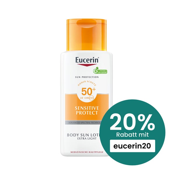 Eucerin Sensitive Protect Sun Lotion Extra Leicht LSF 50+ 150 ml