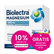 Biolectra Magnesium 150 mg Zitrone Brausetablette vegan 20 St