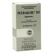 Produktabbildung: Pefrakehl D 3 Zäpfchen 10 St