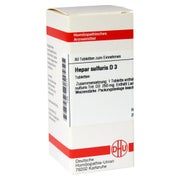 Produktabbildung: Hepar Sulfuris D 3 Tabletten 80 St