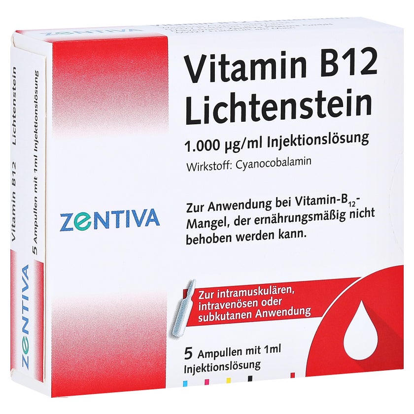 Vitamin B12 1.000 µg Lichtenstein Ampull 5X1 ml