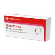 Produktabbildung: CETIRIZIN AL 10 mg Filmtabletten 7 St