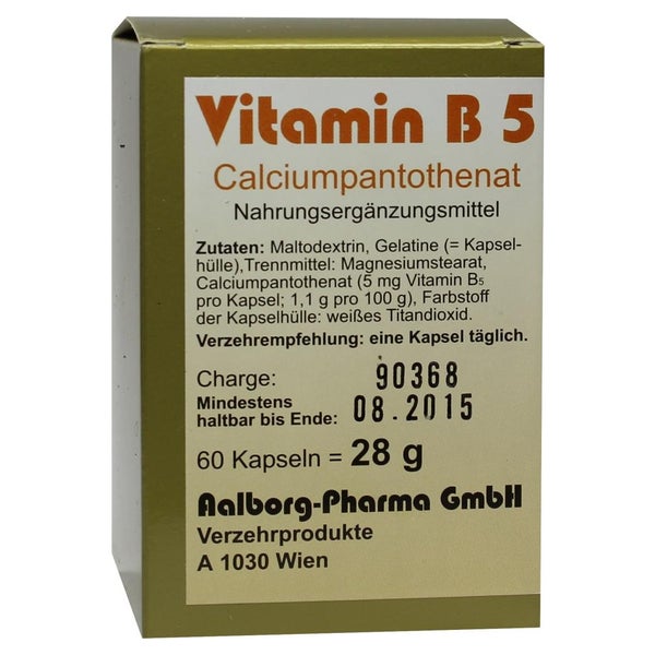 Vitamin B5 Kapseln 60 St
