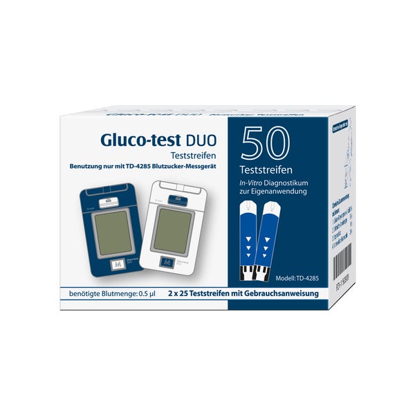 Gluco-test DUO Blutzuckerstreifen 50 St