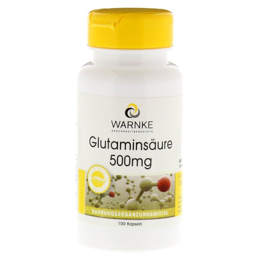 Glutaminsäure 500 mg Kapseln 100 St