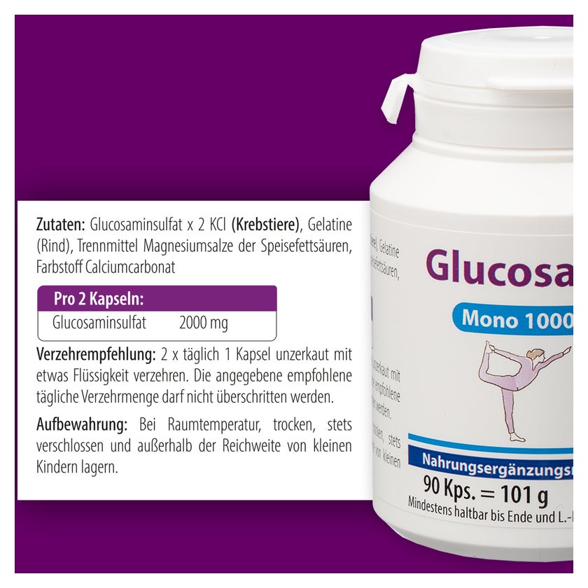 Glucosamin mono 1000 mg 90 St günstig kaufen