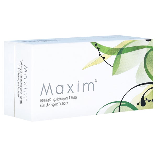 Maxim 0,03 mg/2 mg überzogene Tabletten 126 St