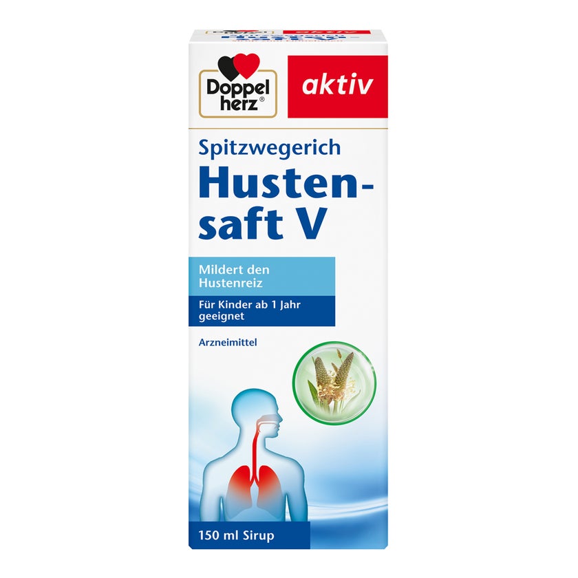 Doppelherz aktiv Spitzwegerich Hustensaft V 150 ml