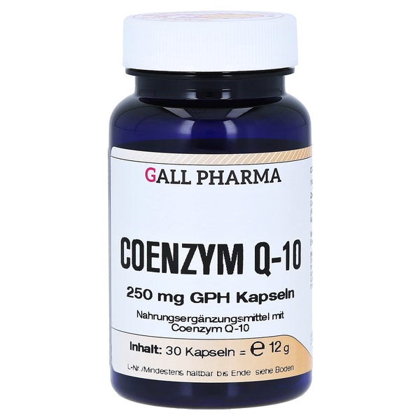 Coenzym Q10 250 mg GPH Kapseln 30 St