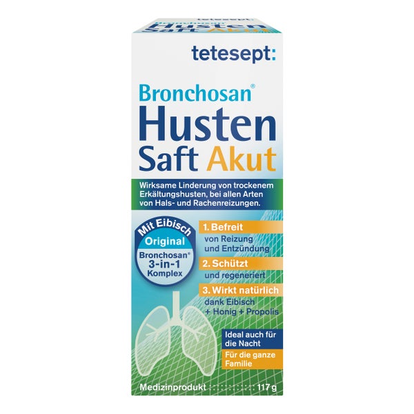 Tetesept Bronchosan Husten Akut Saft 117 g