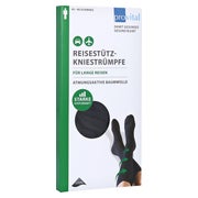 Produktabbildung: Provital Reisekniestrümpfe Gr.43-46 schw 2 St
