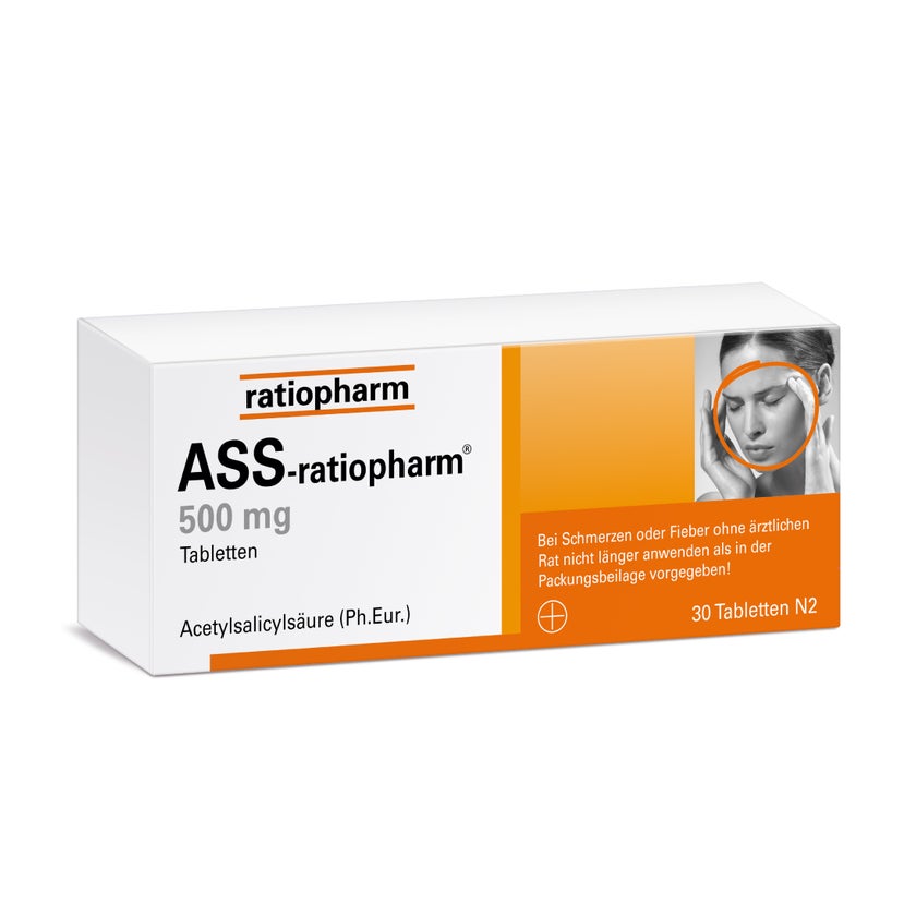 ASS-ratiopharm 500 mg Tabletten 30 St