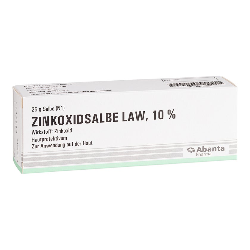 ZINKOXIDSALBE LAW, 10% 25 g