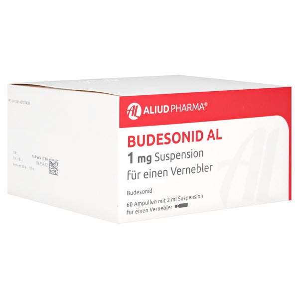 BUDESONID AL 1 mg Suspension f.einen Vernebler 60X2 ml