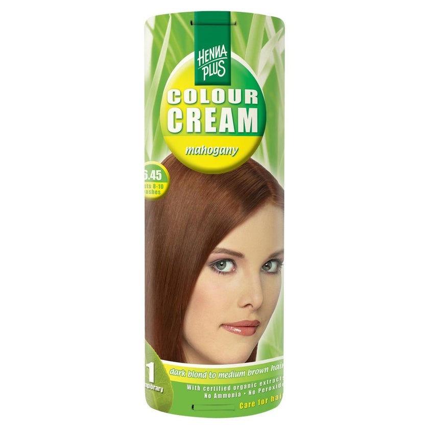 Hennaplus Colour Cream mahogany 6,45 60 ml