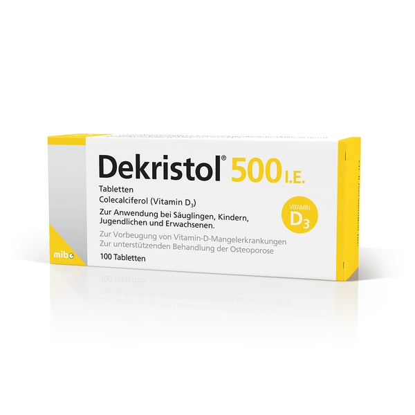 Dekristol 500 I.E. Tabletten 100 St