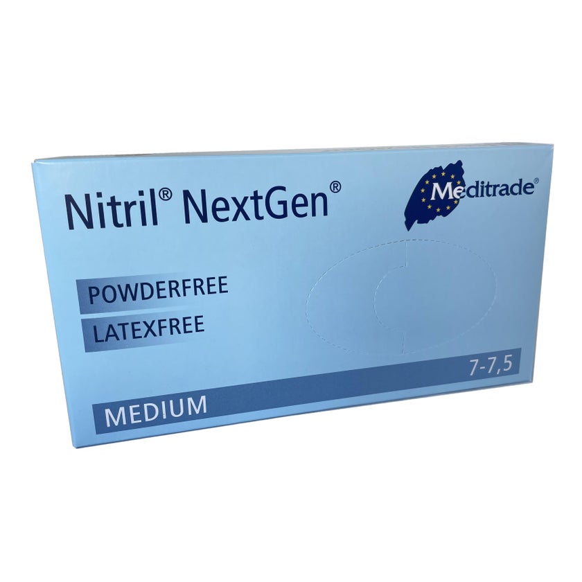 Nitril Einmal Handschuhe puderfrei mitte 100 St