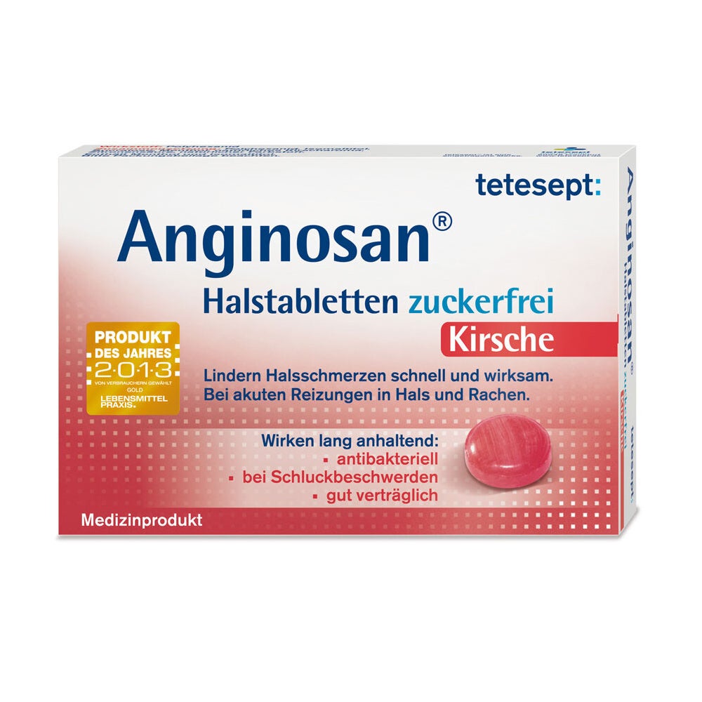 Tetesept Anginosan Halstabetten Kirsche Zuckerfrei