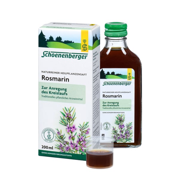Schoenenberger Naturreiner Heilpflanzensaft Rosmarin 200 ml