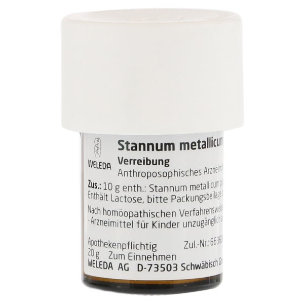 Stannum Metallicum Praeparatum D 12 Trit 20 g