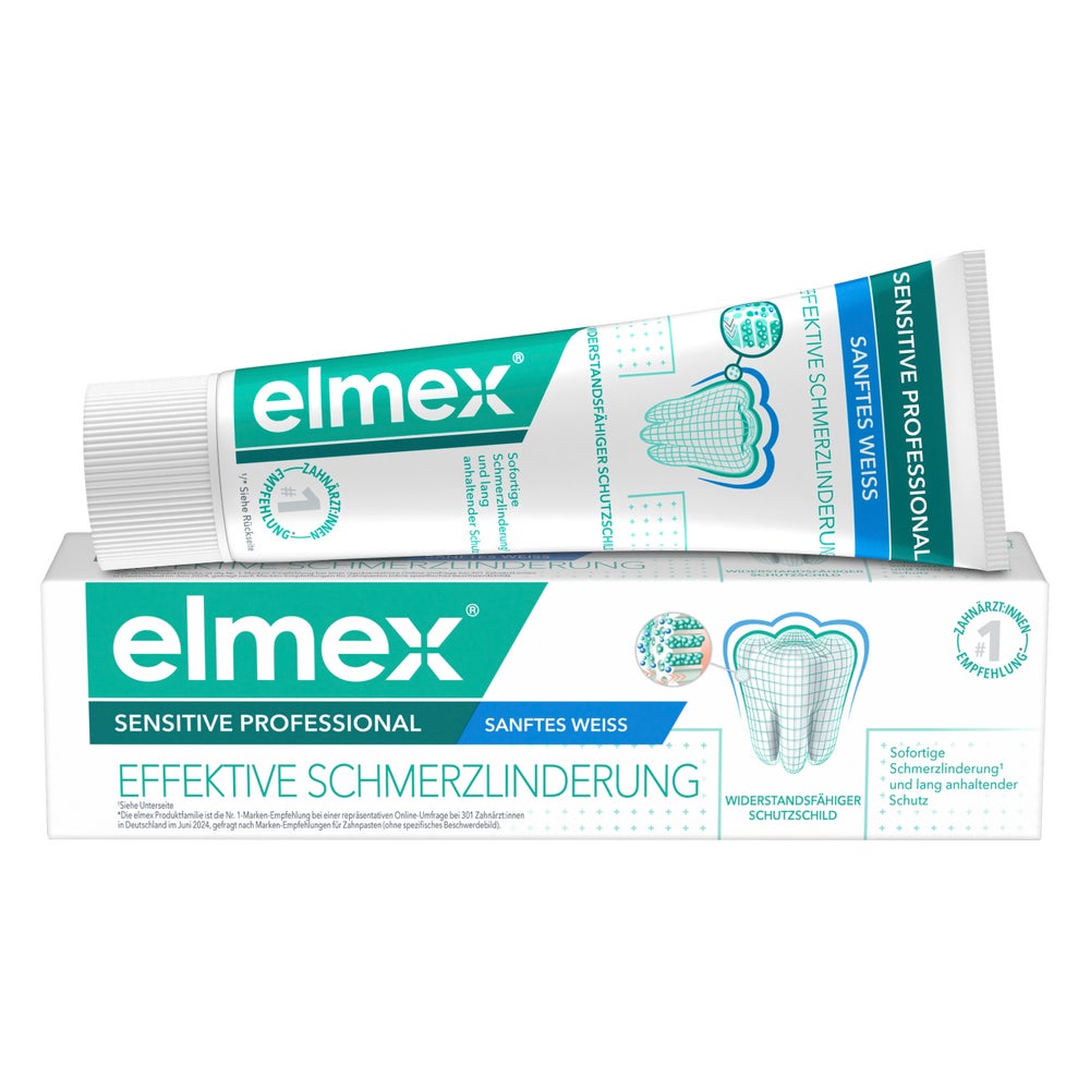 elmex Sensitive Professional Sanftes Weiss Zahnpasta