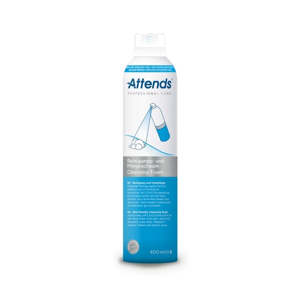 Attends Professional Care Reinigungs- und Pflegeschaum, 400 ml, 12 Stück 12X400 ml