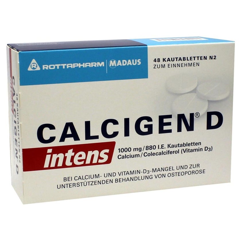 Calcigen D Intens 1000 mg/880 I.E. 48 St