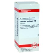 Produktabbildung: Thallium Aceticum D 6 Tabletten 80 St