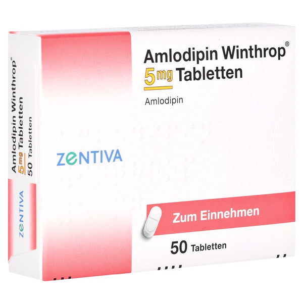 Amlodipin Winthrop 5 mg Tabletten 50 St