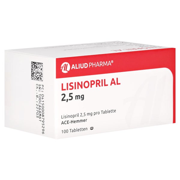 Lisinopril AL 2,5 mg Tabletten 100 St