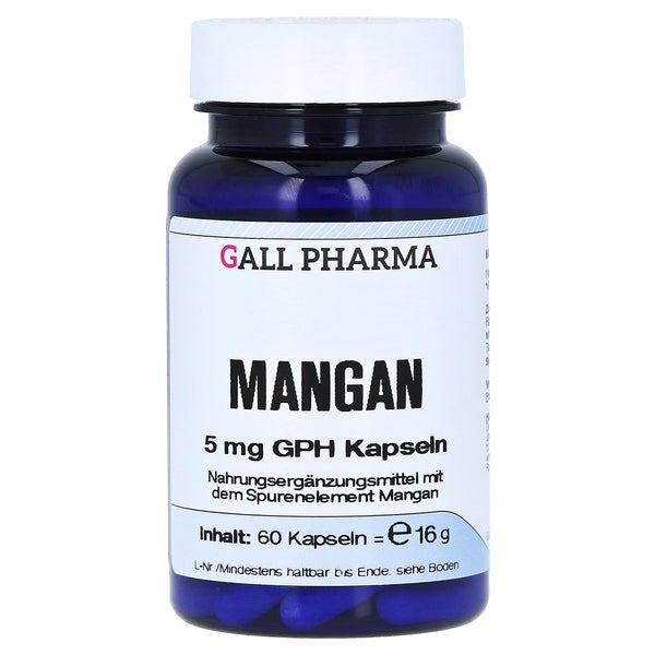 Mangan 5 mg GPH Kapseln 60 St
