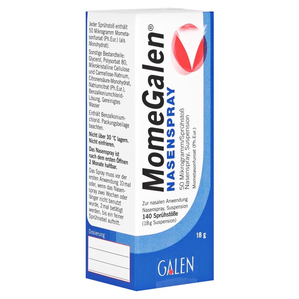 MOMEGALEN 50 µg/Sprühstoß Nasenspr.140 Sprühst. 18 g