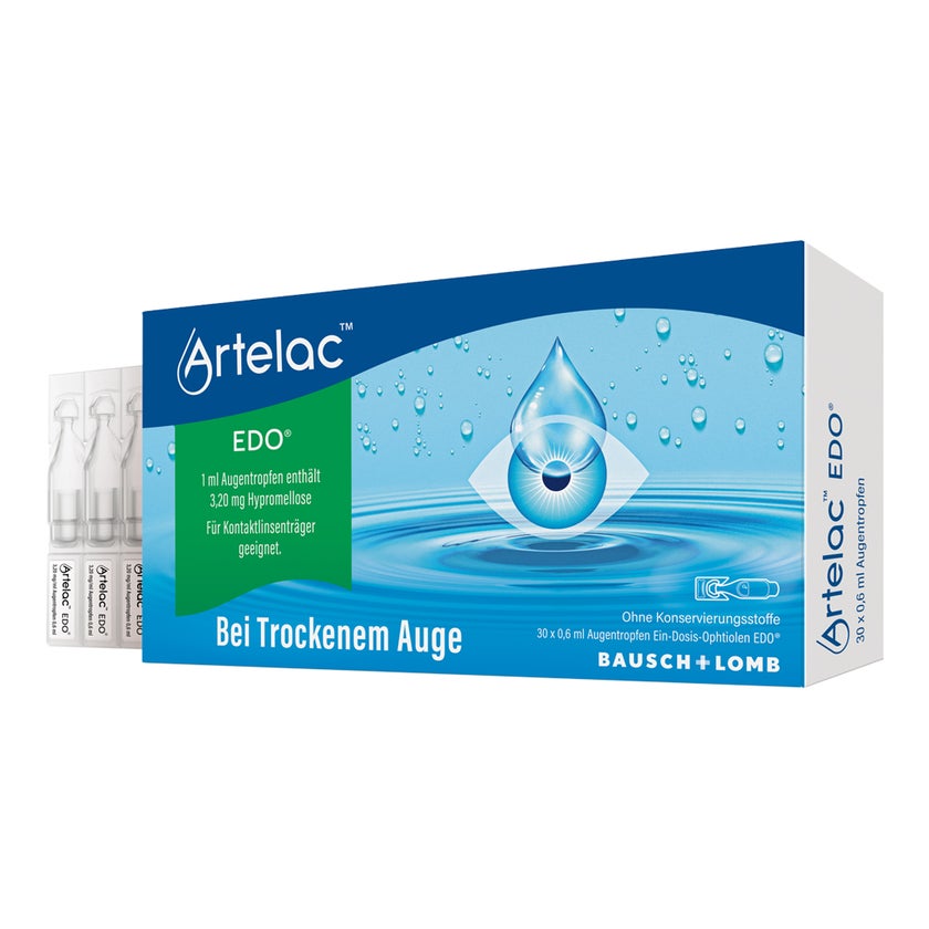 Artelac EDO Augentropfen, Tränenersatzmittel 30X0,6 ml