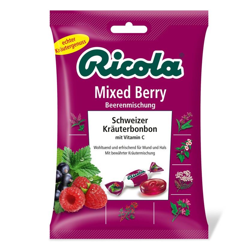 Ricola M.z.beutel Mixed Berry Bonbons 75 g