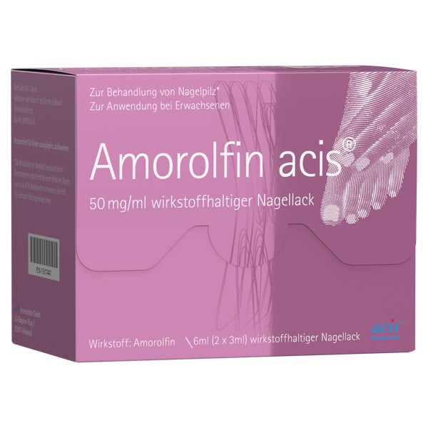 Amorolfin acis 50 mg/ml 6 ml