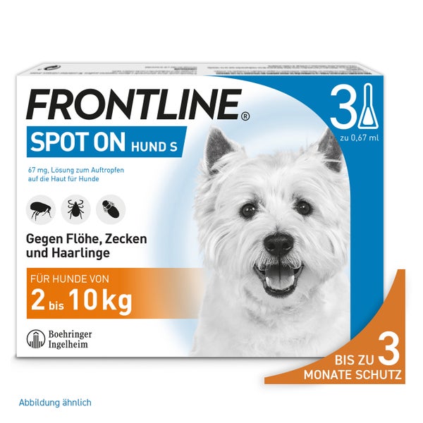 FRONTLINE SPOT-ON - Hund S 2-10 kg 3 St