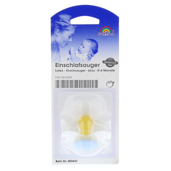 Sauger Einschlaf Kirsche Latex o.Ring 0- 1 St