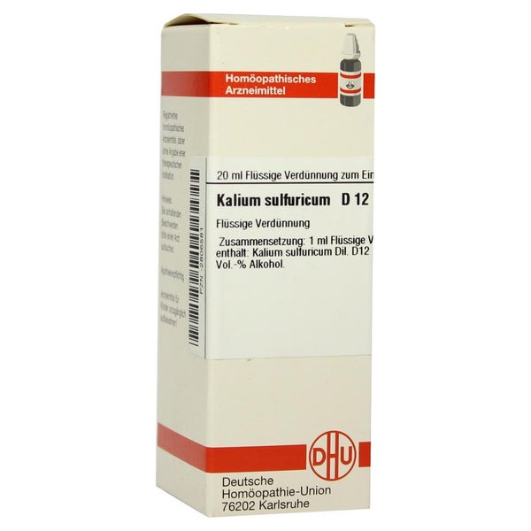 Kalium Sulfuricum D 12 Dilution 20 ml
