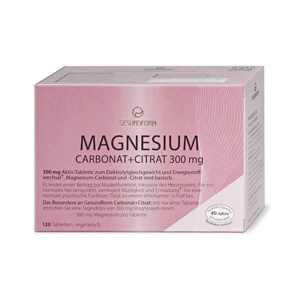 Gesundform Magnesium 300 mg Tablette 120 St