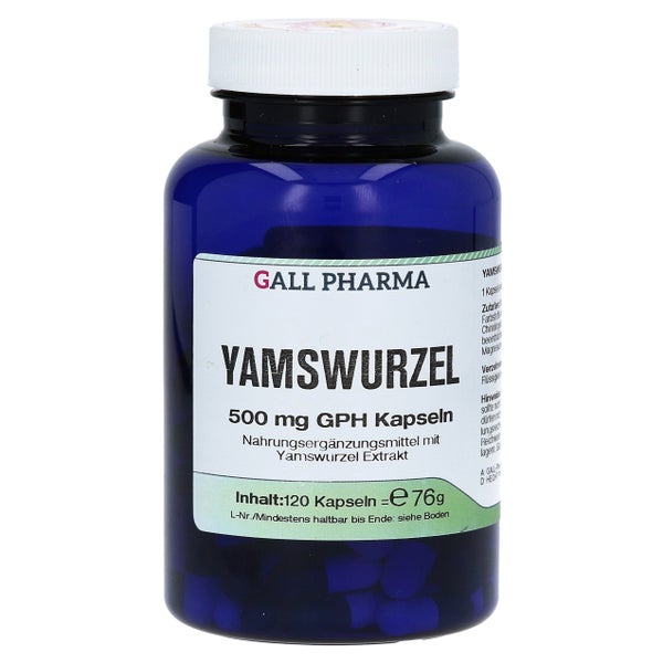 Yamswurzel 500 mg GPH Kapseln 120 St