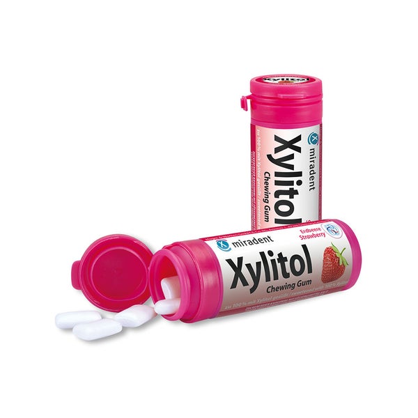 Xylitol Chewing Gum Kids, Erdbeere 30 g